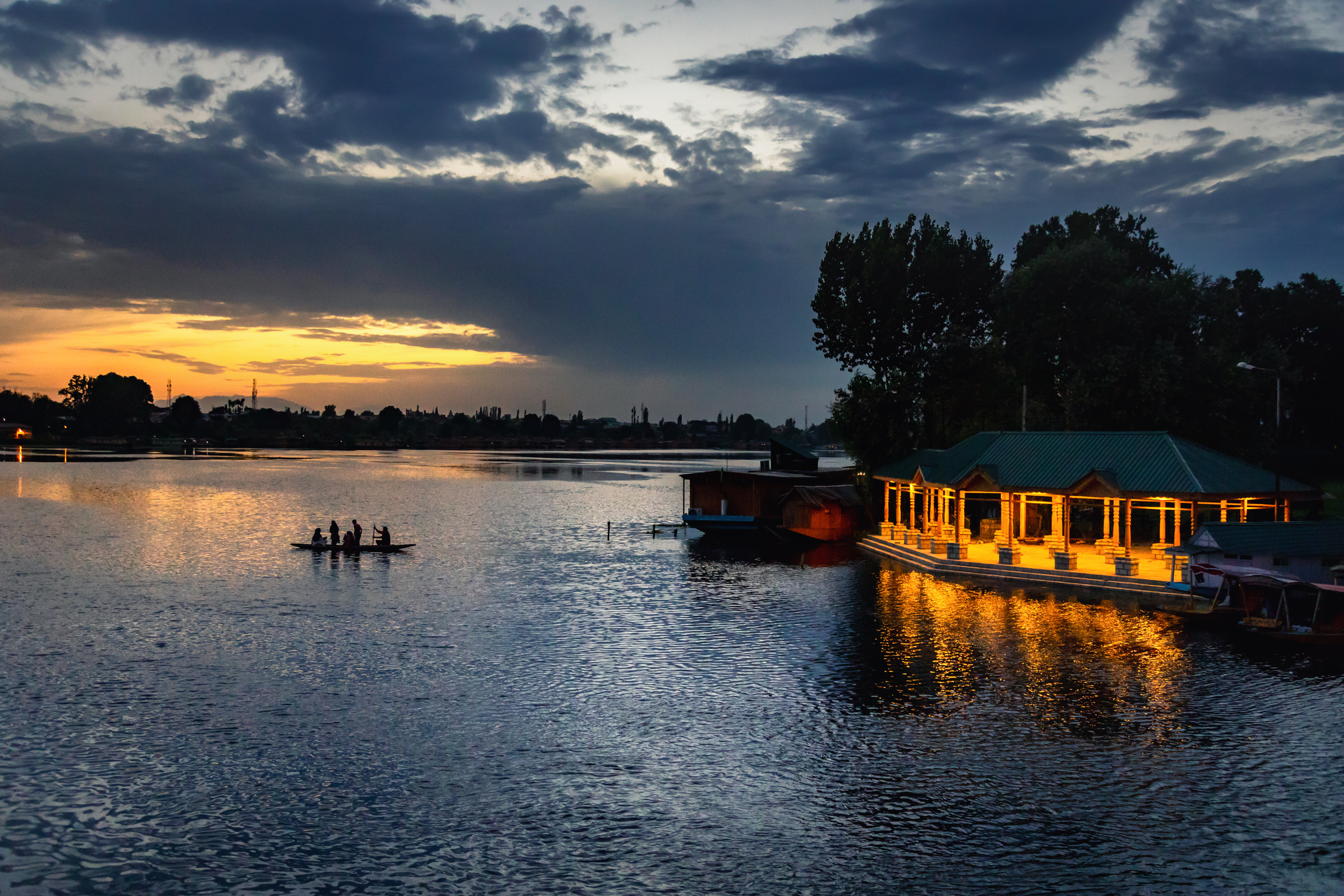 Dal lake in Srinagar Kashmir